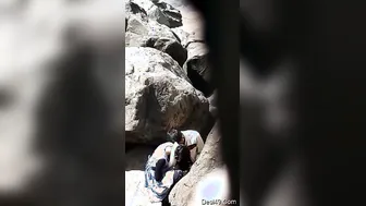 Desi Lovers Fucking Hard Outside Under The Open Sky Together