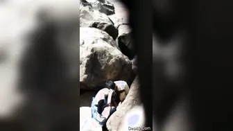 Desi Lovers Fucking Hard Outside Under The Open Sky Together