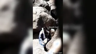 Desi Lovers Fucking Hard Outside Under The Open Sky Together