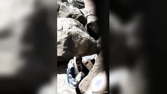 Desi Lovers Fucking Hard Outside Under The Open Sky Together