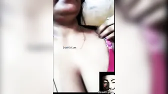 My Girlfriend Dancing Topless And Showing Off Her Tits On Cam