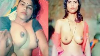 Village Bhabhi Playing With Her Tits While Riding Hubby Dick