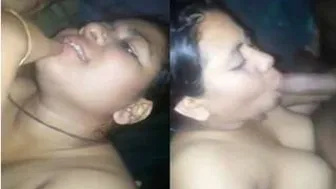 Horny Married Woman Blowing And Fucking Her Husband All Night