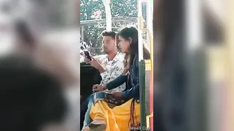 Naughty Desi Babe Giving Head To Her Boyfriend In Public Park