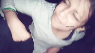 My Slutty Babe Getting Her Face Covered In Warm Cum After Bj