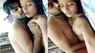 Squeezing My Wife's Soft Boobs Before Pounding Her Tight Hole