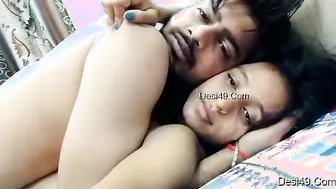 Squeezing My Wife's Soft Boobs Before Pounding Her Tight Hole