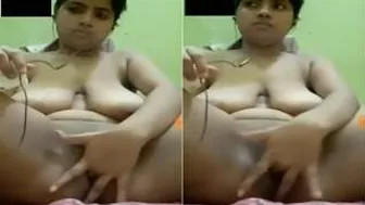 My Girlfriend Fingering Her Wet Pussy For Me On Video Call Today