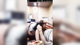 Desi Wife Sucking Hubbys Hard Dick During Their Private Live Cam