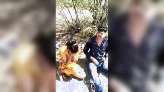 Desi paramours caught fucking outdoors by strangers