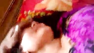 Bf engulfing girlfriends breasts MMS episode