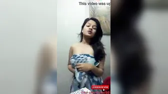 Sexy Desi legal age teenager slit in nature's garb on web camera