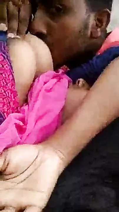 Cute Indian gal boob sucking by Lover MMS sex clip