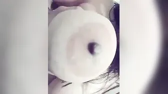 Desi spongy large bobs show of a desi hotty