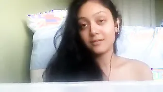 NRI gf love muffins show Skype&nbsp;video call got oozed out