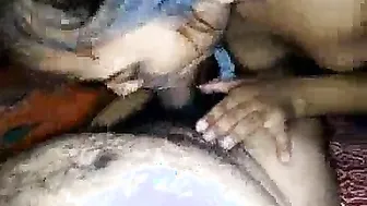 Indian sister eating cum of her cousin stepbrother