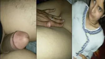 Cute angel first-time sex with her fresh bf