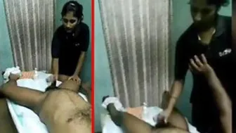 Desi massage parlour sex MMS movie discharged by a client