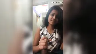 Pleasant Indian girl oral sex to her lover MMS sex episode