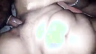 Large boob Tamil Bhabhi drilled by monster tool