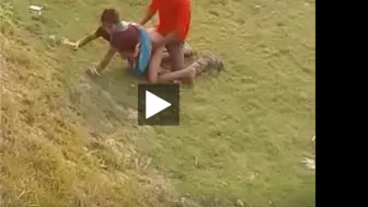 Desi Village outdoor sex of a rendi with her customer