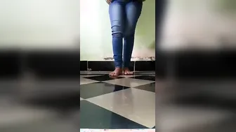 Indian party hotty with consummate fleshy body fingering muff