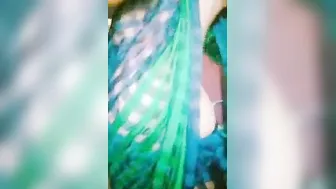 See out! This desi aunty has got Green nipples