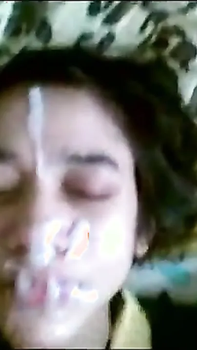 Pron movie scene of a young floozy fucking and getting a biggest spunk fountain on her face