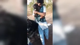 XXX sex episode HD of a legal age teenager pair having enjoyment outdoors after college