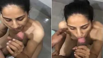 Horny Punjabi Wife Sucking My Thick Cock In Our Bedroom Tonight