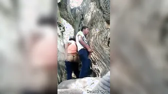Nri Girl Getting Fucked By Her Lover Outside In The Garden