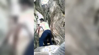 Nri Girl Getting Fucked By Her Lover Outside In The Garden