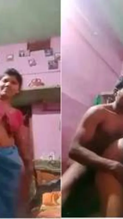 Desi Couple Fucking Standing Up Against The Bedroom Wall Quick