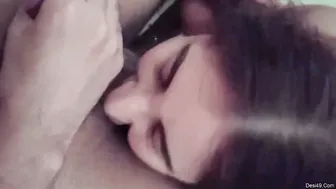 Naughty Bhabhi Caught Sucking Her Hubby's Friend Behind His Back
