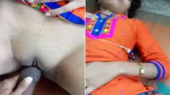 Cute Desi GF Moaning As Lover Stretches Her Tight Pussy