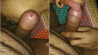 Wife On Her Knees Taking His Entire Length Down Her Throat Deep