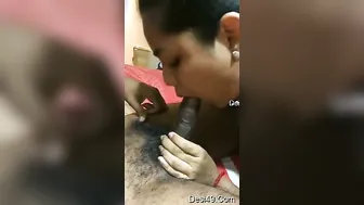 Desi Housewife Deepthroating Her Husband After He Comes Home Drunk