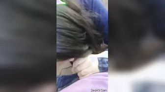 Nri GF Giving Sloppy Blowjob Outdoors In The Bushes