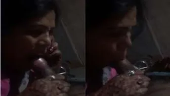 Married Woman Sucking Customer Cock For Extra Cash At Home