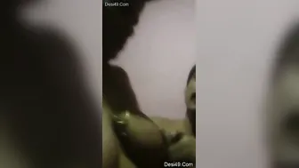 Mallu Wife Getting Her Big Boobs Sucked By Her Horny Hubby