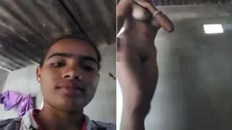 Village Girl Recording Herself Naked For Her Boyfriend Again