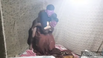 Married Couple Getting Intimate In Their Bedroom After Dinner