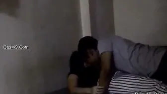 Cute Girlfriend Making Out And Riding Her Man In The Bedroom