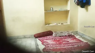 Hidden Camera Catching Bhabhi Fucking Her Husband's Bestfriend