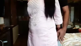 Newlywed Desi Couple Enjoying Their First Honeymoon Night Together