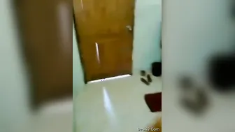Cute Village Girl Sucking Her Boyfriend Off In Bedroom At Home