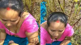 Telugu Wife On Her Knees Giving Him A Wet Messy Blowjob Today