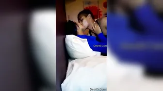 Indian Lovers Making Out Before She Sucks His Cock Like A Slut