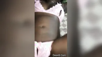 Village Wife Rubbing Her Pussy Before He Makes Her Cum Hard