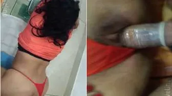 Sexy Figured Babe Taking It Deep Doggy Style In Our Bedroom